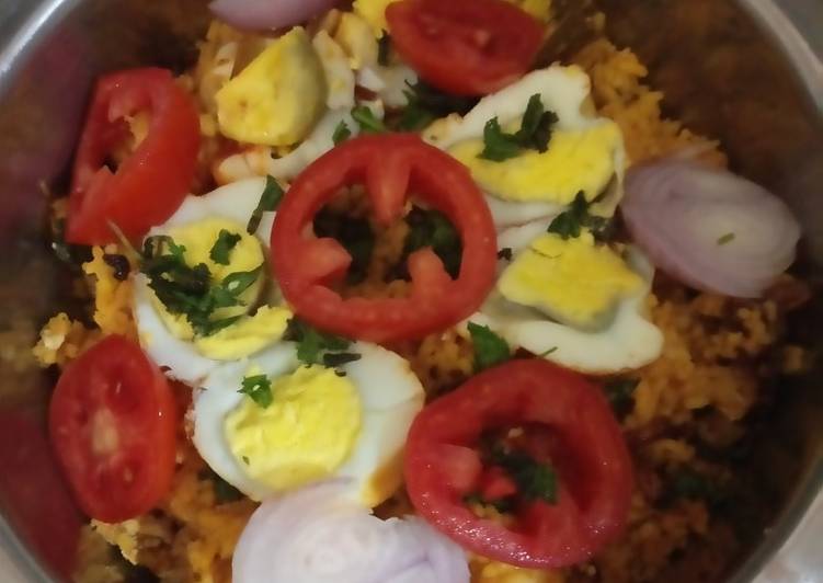 Easiest Way to Prepare Quick Egg Biryani