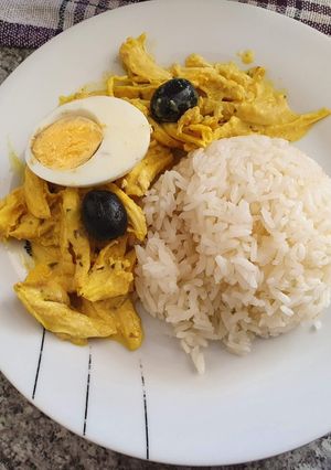 Una foto de Ají de gallina
