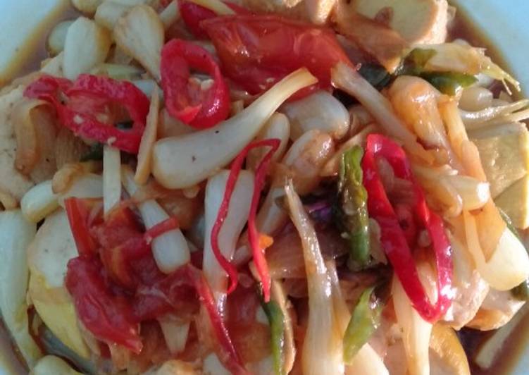 Resep Tahu Kecap Bawang Kucai, Bikin Ngiler