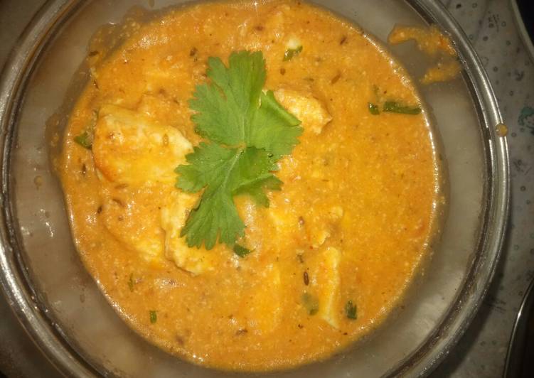 Recipe of Homemade Shahi Paneer