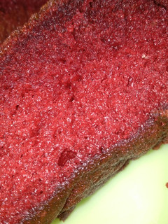 A picture of My first Red Velvet Cake.