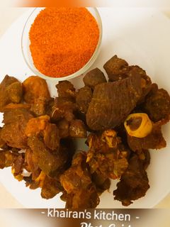 Soyaye nama rago da yaji ainihin hoton girkin