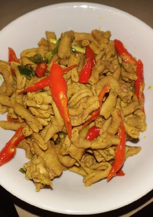 Foto resep Usus ayam bumbu woku