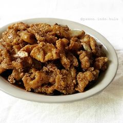 A picture of Mongolian Chicken.