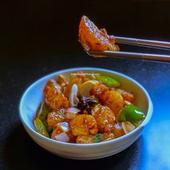A picture of Kung Pao Potatoes.