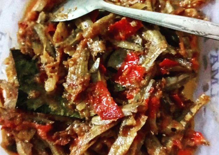 Resep Sambel teri (air tawar) Jadi, tidak cukup satu