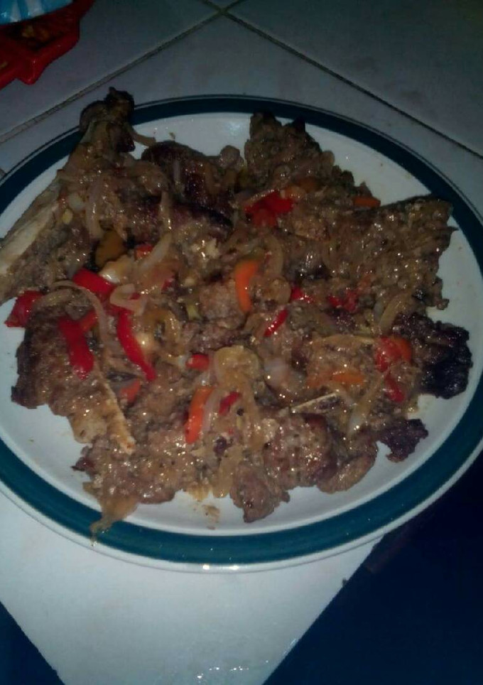 Una foto de Bistec de ternera al estilo dominicano
