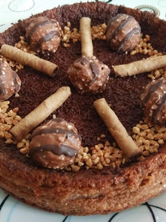 Una foto de Tarta de Turrón de chocolate