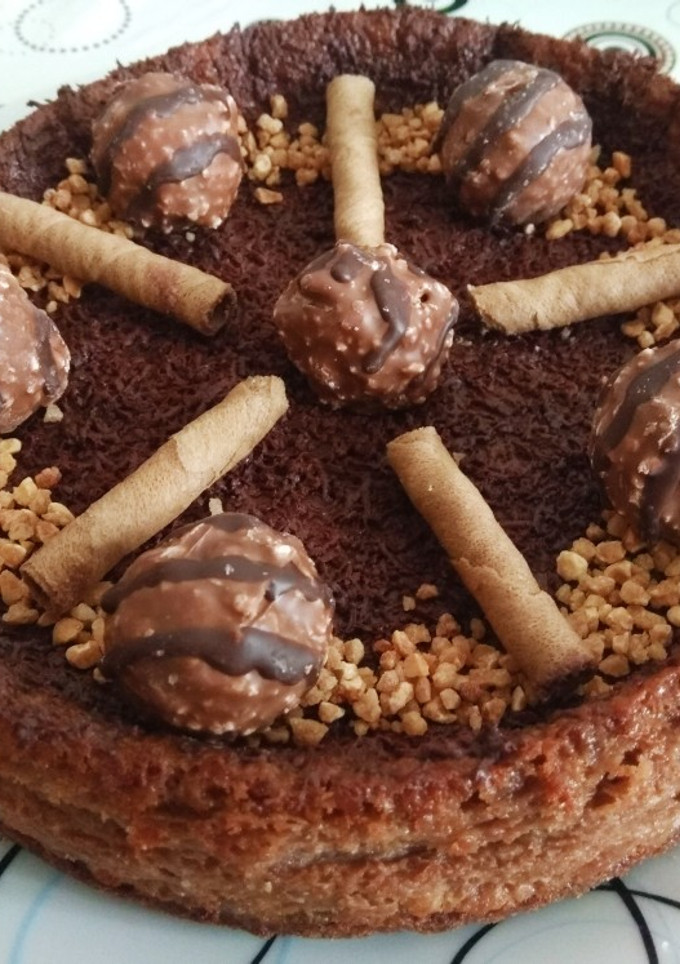 Una foto de Tarta de Turrón de chocolate