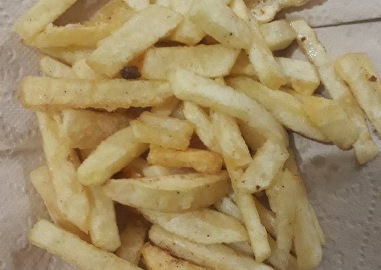 Cara Membuat French Fries (Kentang Goreng) yang Gurih
