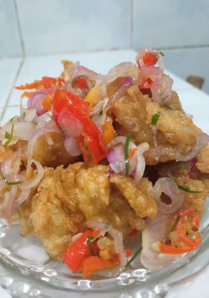 Foto resep Filet ayam crispy Sambal Matah