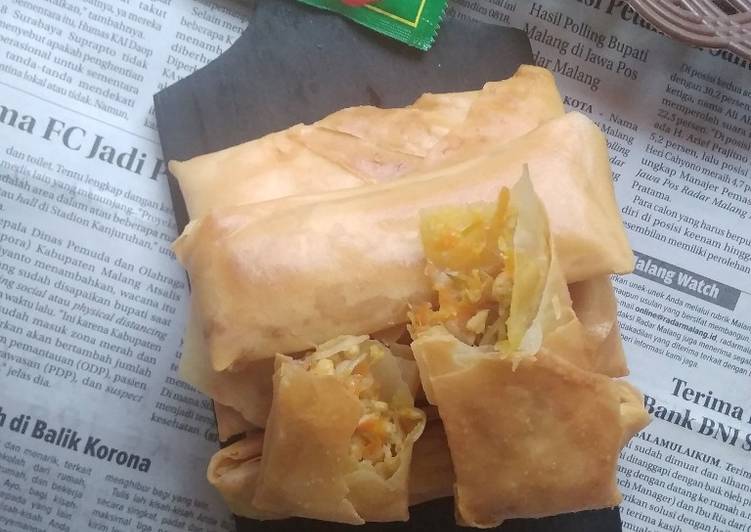 Resep Lumpia Tauge Wortel yang mengenyangkan