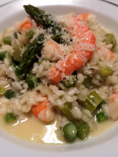 Foto de Risotto de Espargos e Camarões