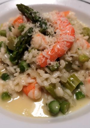 Foto de Risotto de Espargos e Camarões