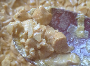 Una foto de Pollo a la crema con salsa de Champiñones
