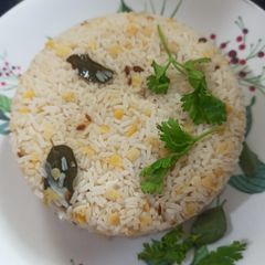 A picture of Masoor daal khichdi.