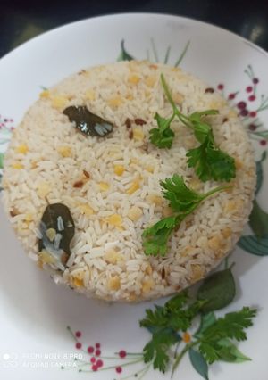 A picture of Masoor daal khichdi.