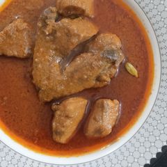 Qorma my own recipe :) A picture of Qorma my own recipe :).
