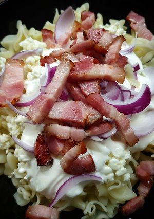 Túrós csusza újragondolva recept fotója