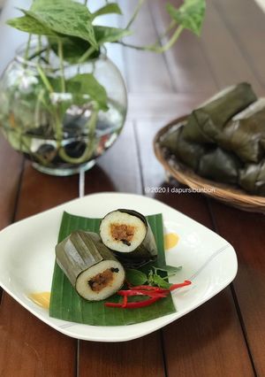 Foto resep Lontong Oncom