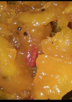 A picture of Vallam manga (sweet  mango south Indian  style) #madhu.