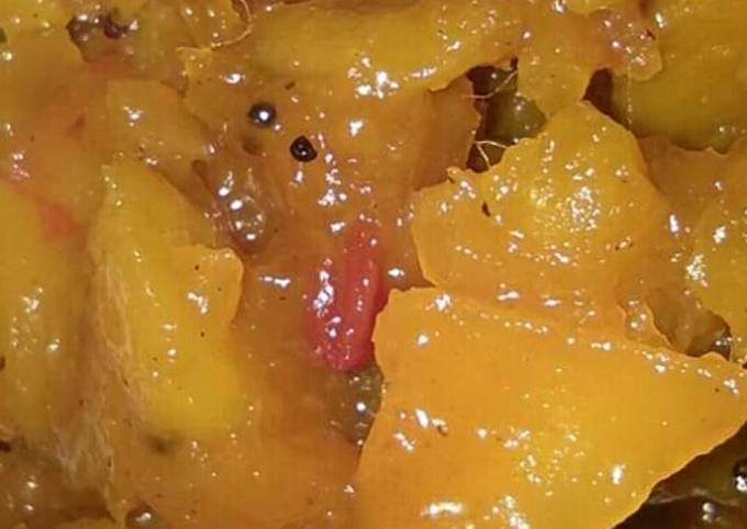Step-by-Step Guide to Make Quick Vallam manga (sweet  mango south Indian  style) #madhu