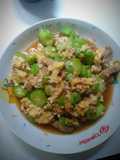 ผัดบวบใส่ไข่หมู