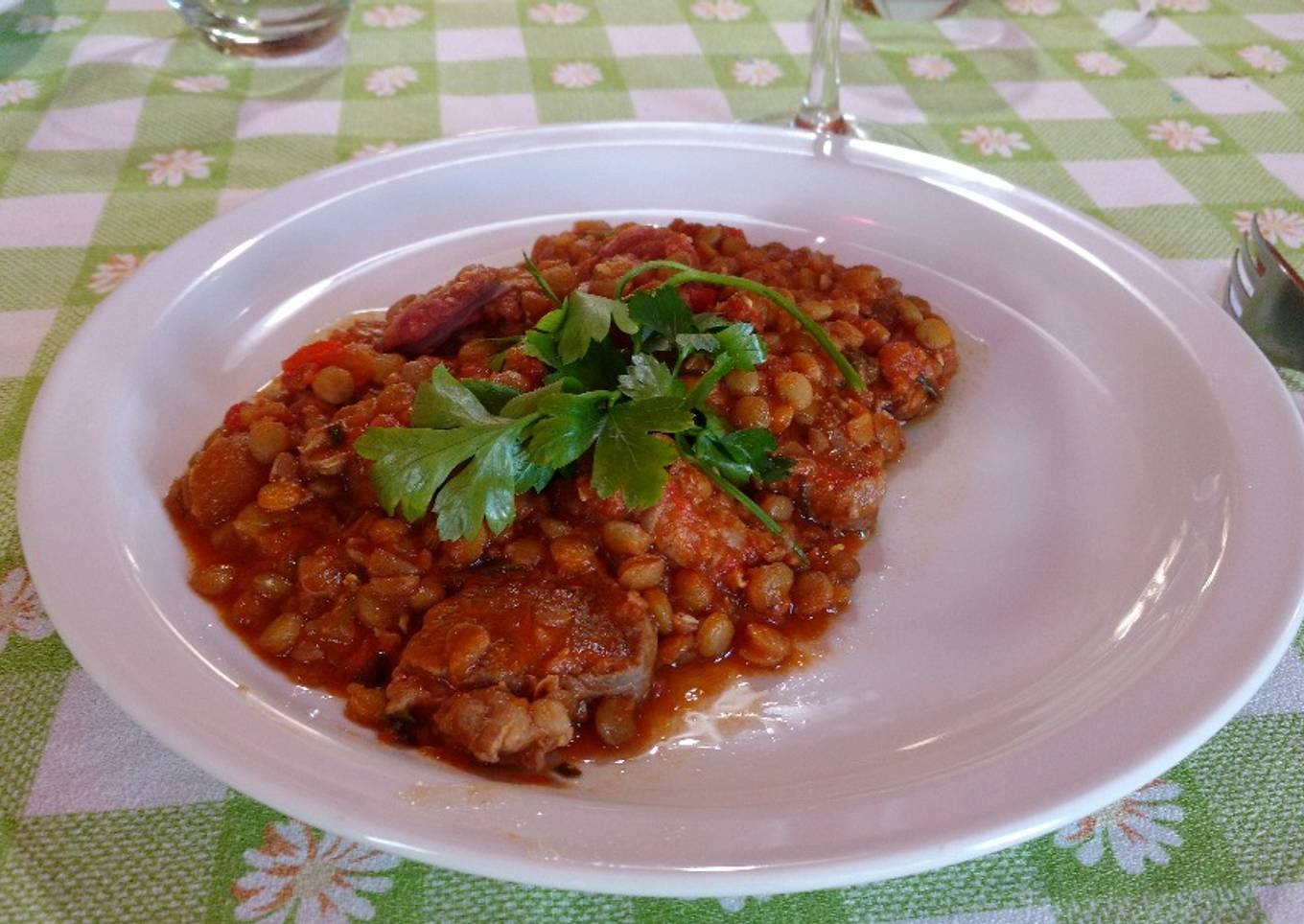 Guiso de lentejas