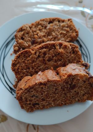 Φωτογραφία της συνταγής Κέικ με αποξηραμένα φρούτα χωρίς ζάχαρη