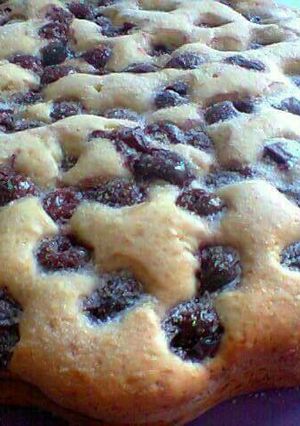Meggyes lepény recept fotója