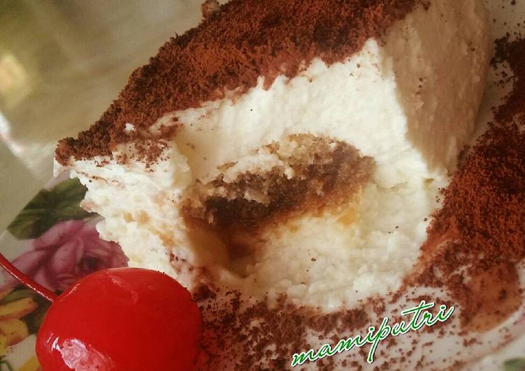 Resep Tiramisu no telur simple yang Bikin Ngiler