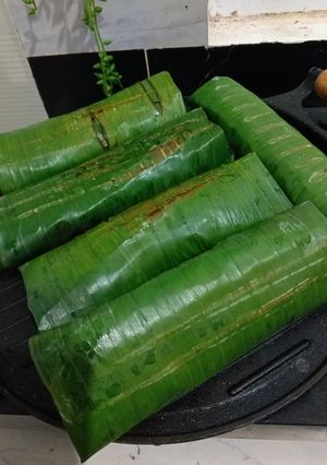 Foto resep Nasi Bakar Cumi Asin