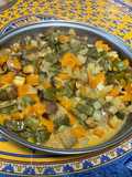 Légumes rôtis au four au brie et sauce prune