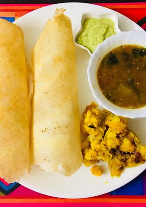 A picture of Masala dosa.