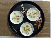 A picture of kewra phirni