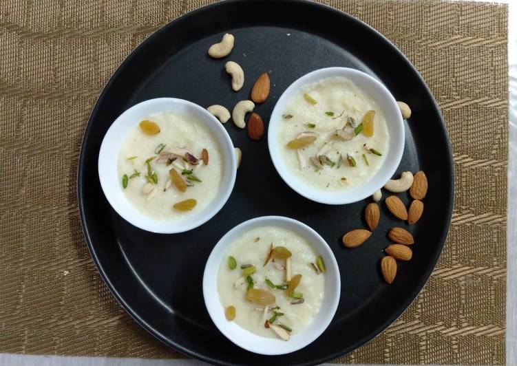 How to Cooking Yummy Almond Firni