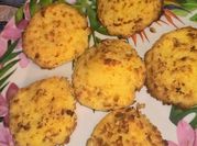 Una foto de cocadas al horno