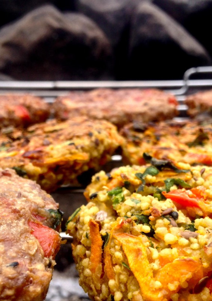 Una foto de Hamburguesas vegetarianas de garbanzos