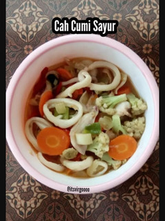 Foto resep #478. Cah Cumi Sayur (Kembang Kol, Wortel)