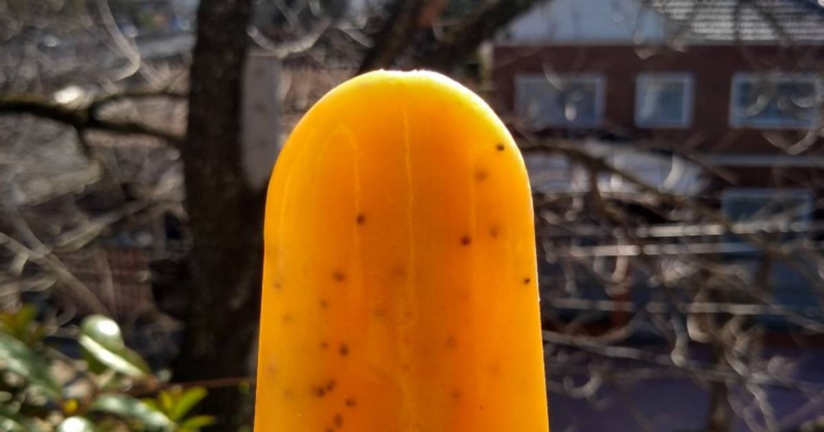 Helado De Naranja Mandarina Y Chia Apto Bebe 6m Vegano Receta De Bl0odyenigma Cookpad