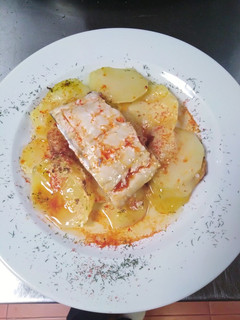 Una foto de Bacalao a la gallega
