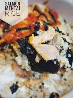 Foto resep Salmon Mentai Rice