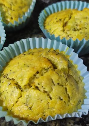 Una foto de Muffins de brócoli. Receta apta APLV