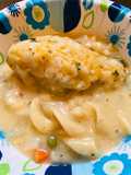 Creamy Cheesy Dumpling Soup 🍜