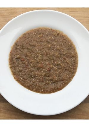 A picture of Roasted Tomatillo Salsa.