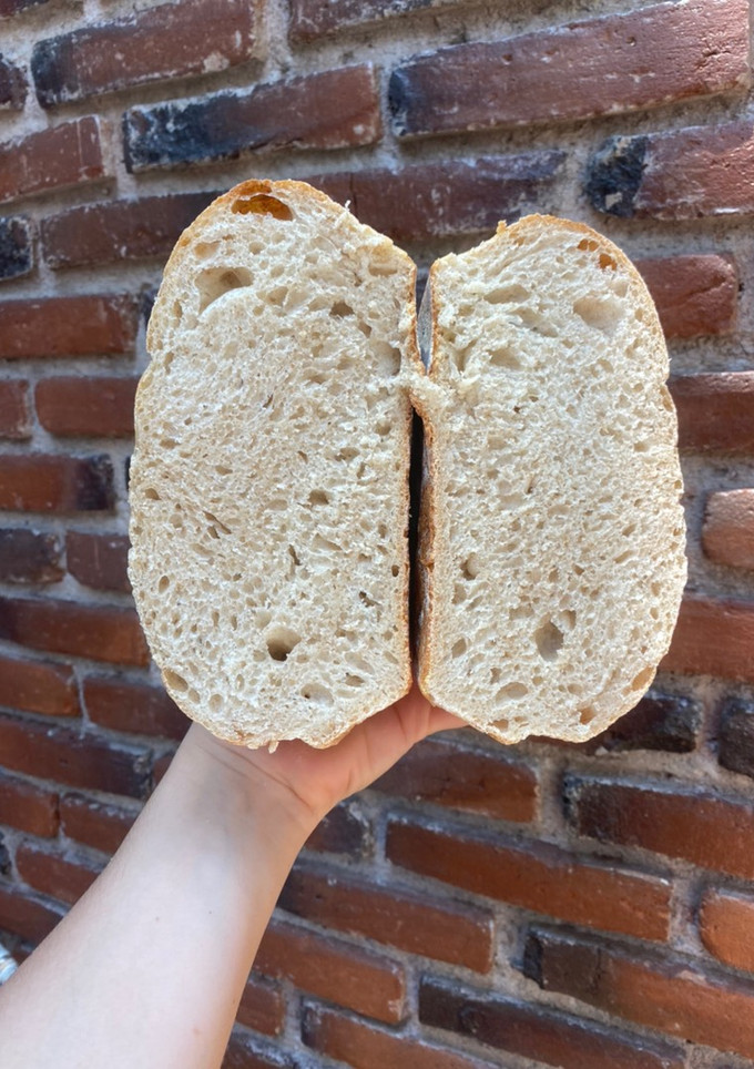 Una foto de Pan de masa madre