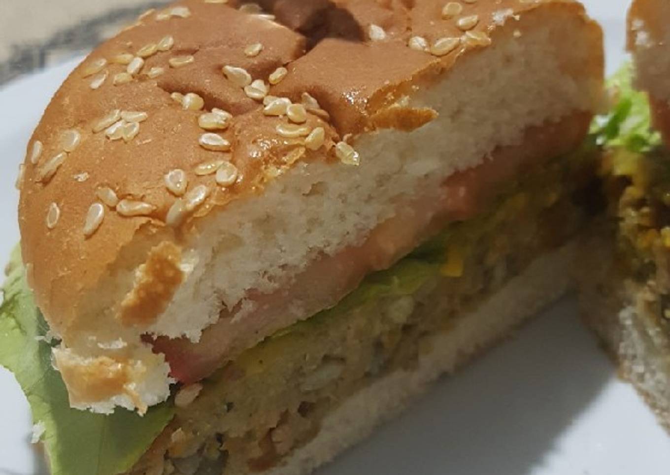 Hamburguesas de lentejas y soja texturizada 🍔