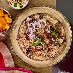 A picture of Mutton Yakhni Pilaf.