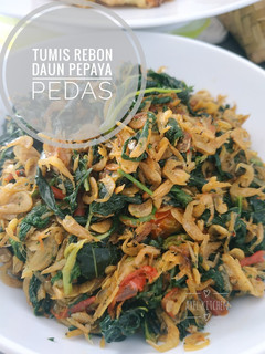 Foto resep Tumis Rebon Daun Pepaya