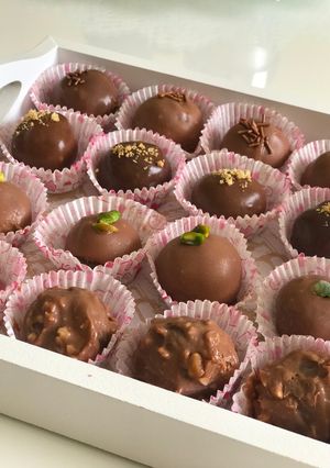 صورة لوصفة كرات الدايجستف والشوكولاتة Coffee Sweet